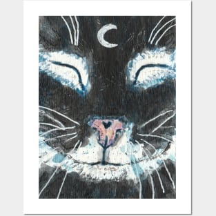 cat face  art Posters and Art